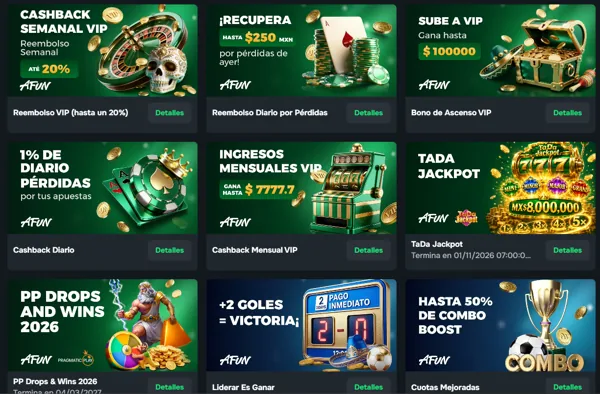 Catálogo de promoções