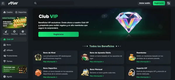 Área VIP no computador